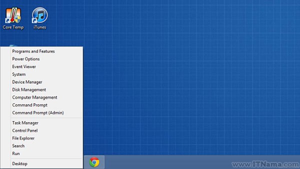 جی ہاں ونڈوز 8 میں خفیہ سٹارٹ مینیو موجود ہے start menu hidden جی ہاں ونڈوز 8 میں خفیہ سٹارٹ مینیو موجود ہے